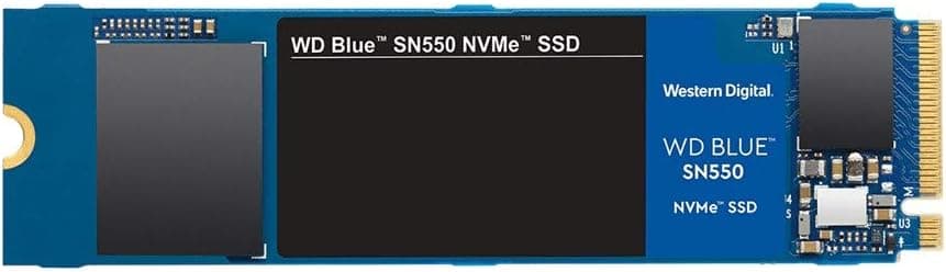 SSD interno Western Digital WD Blue SN550 NVMe de 500 GB - Gen3 x4 PCIe 8 Gb/s, M.2 2280, 3D NAND, hasta 2400 MB/s - WDS500G2B0C