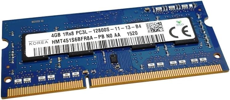 Hynix hmt451s6bfr8 a-pb Módulo de llave ECC DDR3L de 4 GB, 1600 MHZ (DDR3L, PC/servidor, SO-DIMM de 204 pines, 1 x 4 GB)