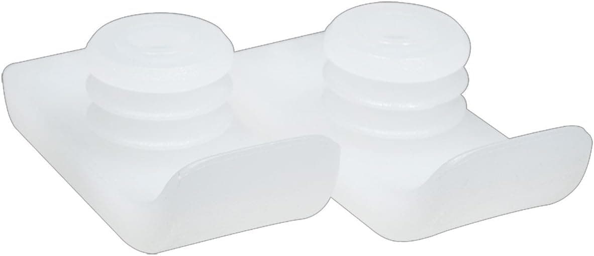 Drive Medical 10110 Walker Wheel Ski Glides, White