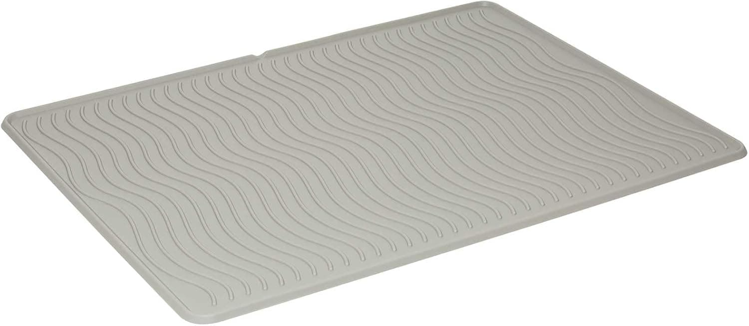 Arena para gatos PetFusion ToughGrip impermeable mate con canales interiores y borde exterior elevado | Grande | Silicona de grado premium | Necesidades de suministros para gatos para allanamiento de morada | con canales interiores y borde exterior elevado, silicona de primera calidad, para necesidades de suministros para gatos