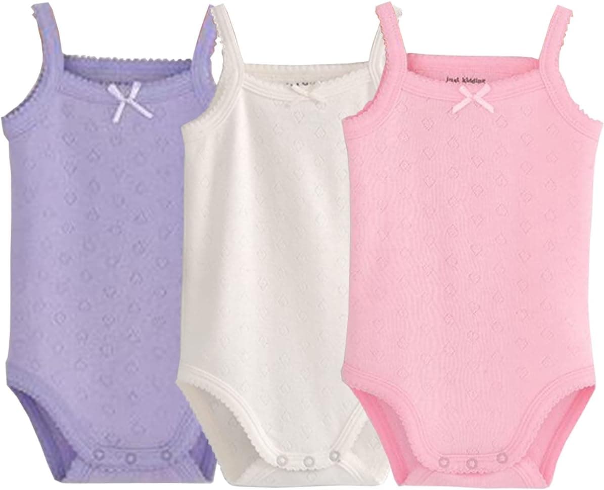 Ropa para bebés y niñas, camiseta sin mangas, mono de algodón para bebés, paquete de ropa de verano para niños pequeños