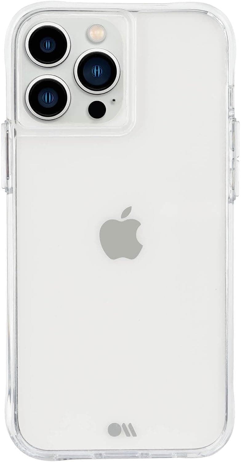 Case-Mate iPhone 13 Pro Max Clear Case - Tough Clear 10ft Drop Protection Bumper Cover for iPhone 13 Pro Max 6.7 Inch - Anti Yellowing, Shockproof