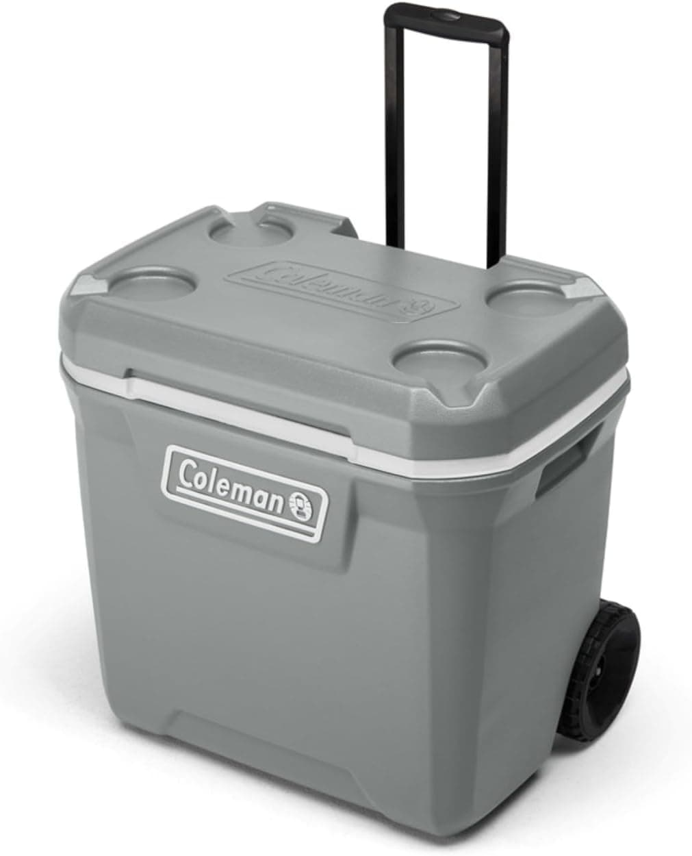 Coleman Classic Series Enfriador portátil aislado con ruedas, enfriador duro para exteriores resistente a fugas que mantiene el hielo hasta 5 días