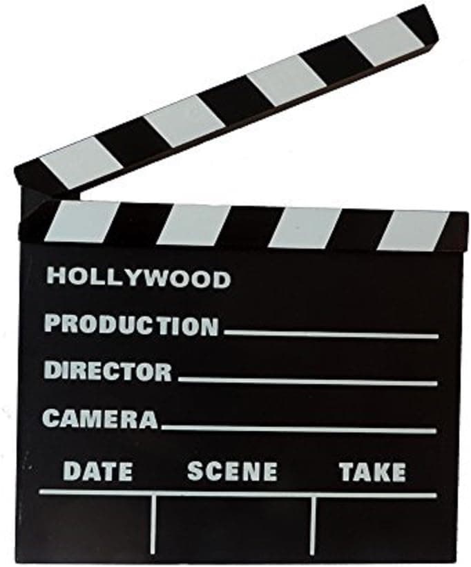 Rhode Island Novedad Tablilla de película de Hollywood de 7 x 8 pulgadas, una por pedido