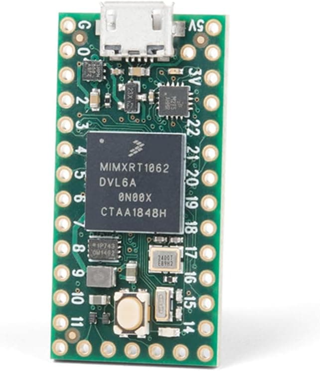 Placa de desarrollo de microcontroladores Teensy 4.0 iMXRT1062 (versión bloqueable)