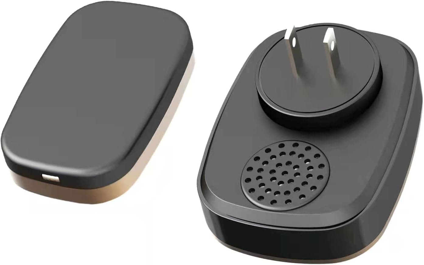 Timbre inalámbrico LUAMB, alcance de 1000 pies lo suficientemente alto con 5 niveles de volumen y timbres de puerta en modo silencio LED intermitente