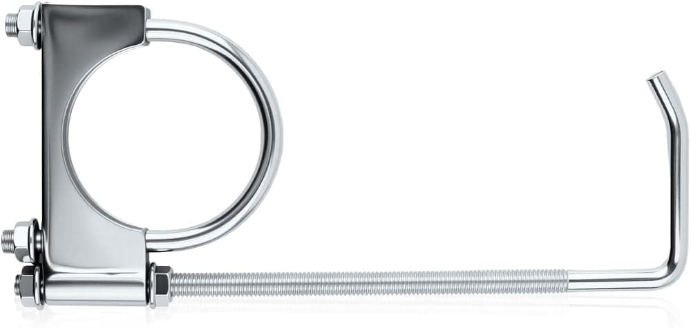2.5 Abrazaderas de escape con suspensión,Perchas de escape de automóvil ajustables y abrazadera para fijación de tubos de escape y amortiguación de vibraciones,Abrazadera de silenciador de automóvil de versión corta para sistema de escape