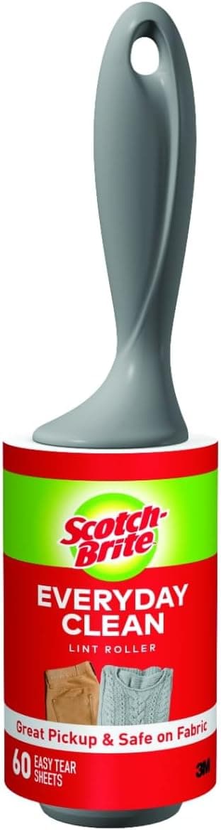 Scotch-Brite Lint Roller, Works Great on Pet Hair, 60 Sheets (Pack of 1)