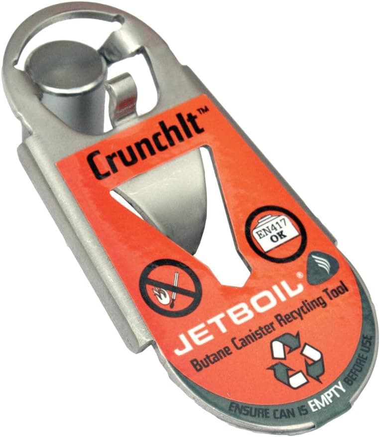 Jetboil Crunchit Fuel Canister Recycling Tool for Jetboil Fuel Cans