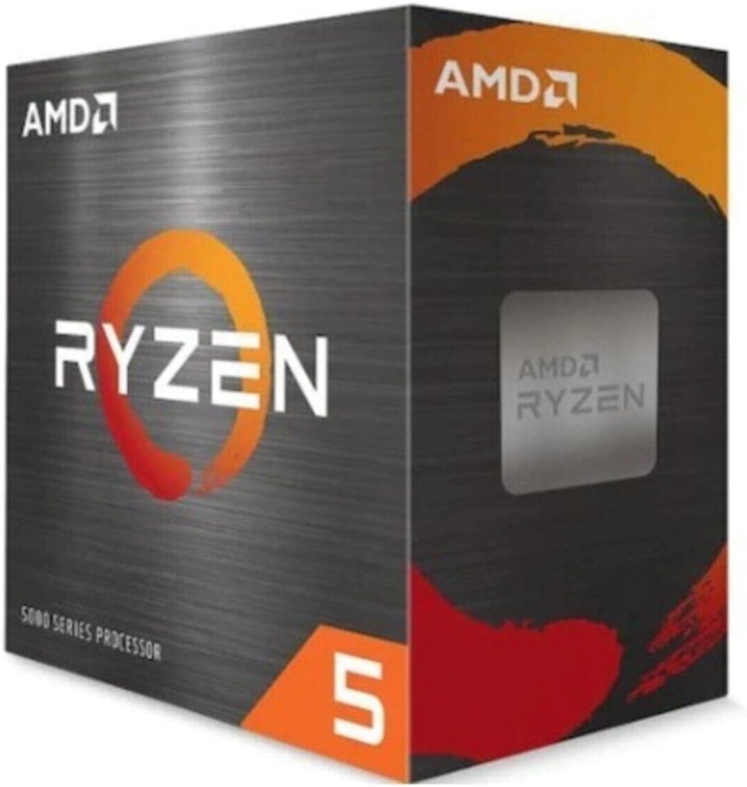 Procesador de escritorio AMD Ryzen 5 5600X de 6 núcleos y 12 hilos desbloqueado con refrigerador Wraith Stealth