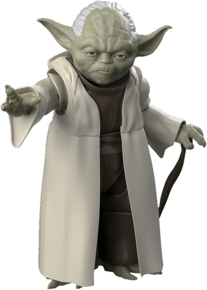 Bandai Hobby Star Wars Personaje Línea Yoda "Star Wars" 1/6 y 1/12, Blanco (BAN214473)