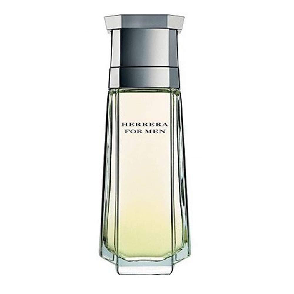 Carolina Herrera Herrera para hombre - Fragancia sofisticada - Sensual y elegante para el espíritu aventurero - Aroma floral de almizcle amaderado - Abre con notas superiores de neroli y cítricos - Spray Edt - 3.4 oz