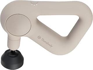 TheraGun Relief by Therabody - Easy-to-Use, Comfortable & Light Handheld Percussion Massage Gun for Everyday Pain Relief Massage Therapy in Neck, Back, Leg, Shoulder and Body (Sand) | Quiet Handheld Percussion Muscle Massager for Back, Leg & Shoulder Pain Relief. Lightweight, Easy to Use, Ergonomic Grip