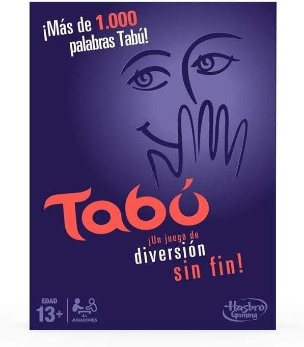 Hasbro Gaming - Juego de Dados Tabú Versión Española 26,7 x 20,1 x 5,1 Multicolor