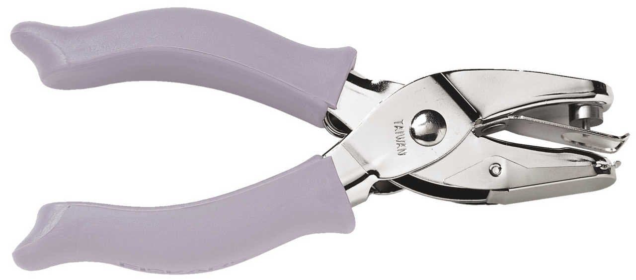 Fiskars Perforadora circular de mano de 1/4" para papel y manualidades, color morado