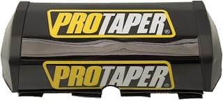 Motorcycle Handlebar Pad Triange Universal Powerspor Chest Sponge Pad for ATVs Dirt Pit Bike Compatible with Motorcross UTV (Black Yellow)