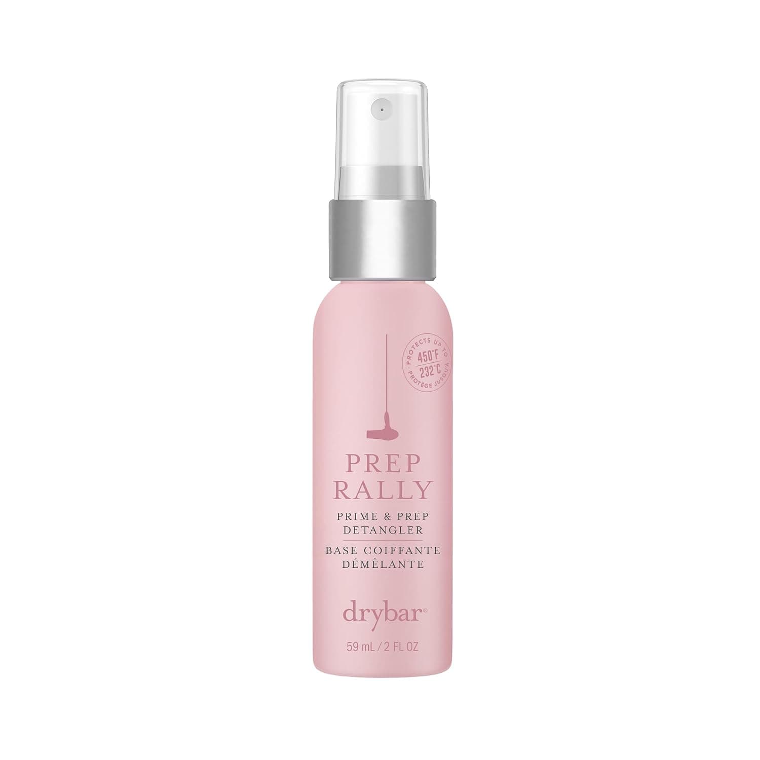 Drybar Prep Rally Prime & Prep Detangler | Nourishes Hair, Detangles with Ease, Leaves Hair Soft & Manageable, Protects Hair, Cruelty Free