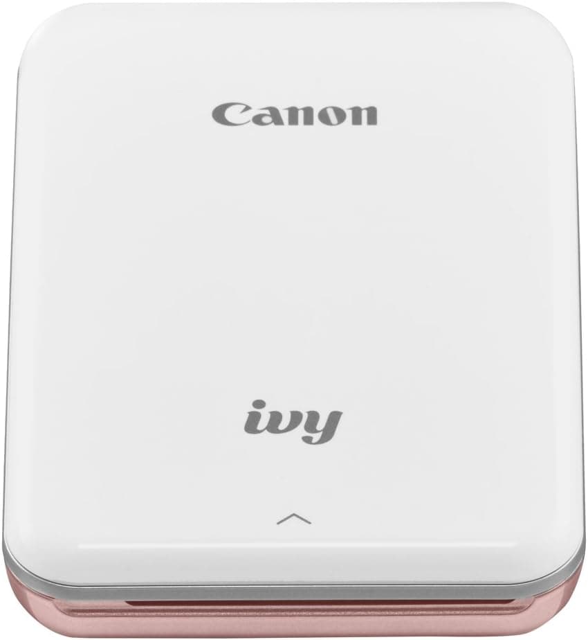 Miniimpresora fotográfica Canon IVY para teléfonos inteligentes (oro rosa): impresiones adhesivas, tamaño de bolsillo