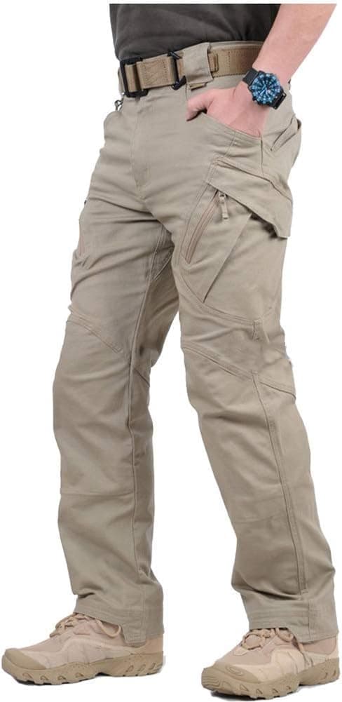 CARWORNIC Gear Pantalones tácticos de senderismo para hombre, ligeros, de algodón, militares, para exteriores, pantalones cargo de combate
