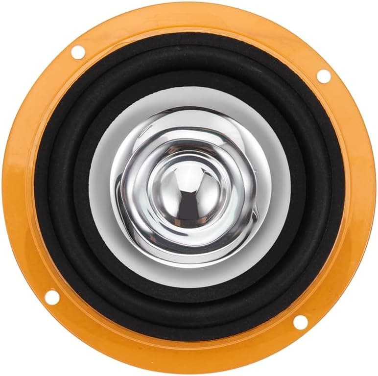 Unidad de cono de metal con controlador de altavoz de rango completo de 4 pulgadas para escritorio HiFi DIY, Al-4, lote de 2 unidades…