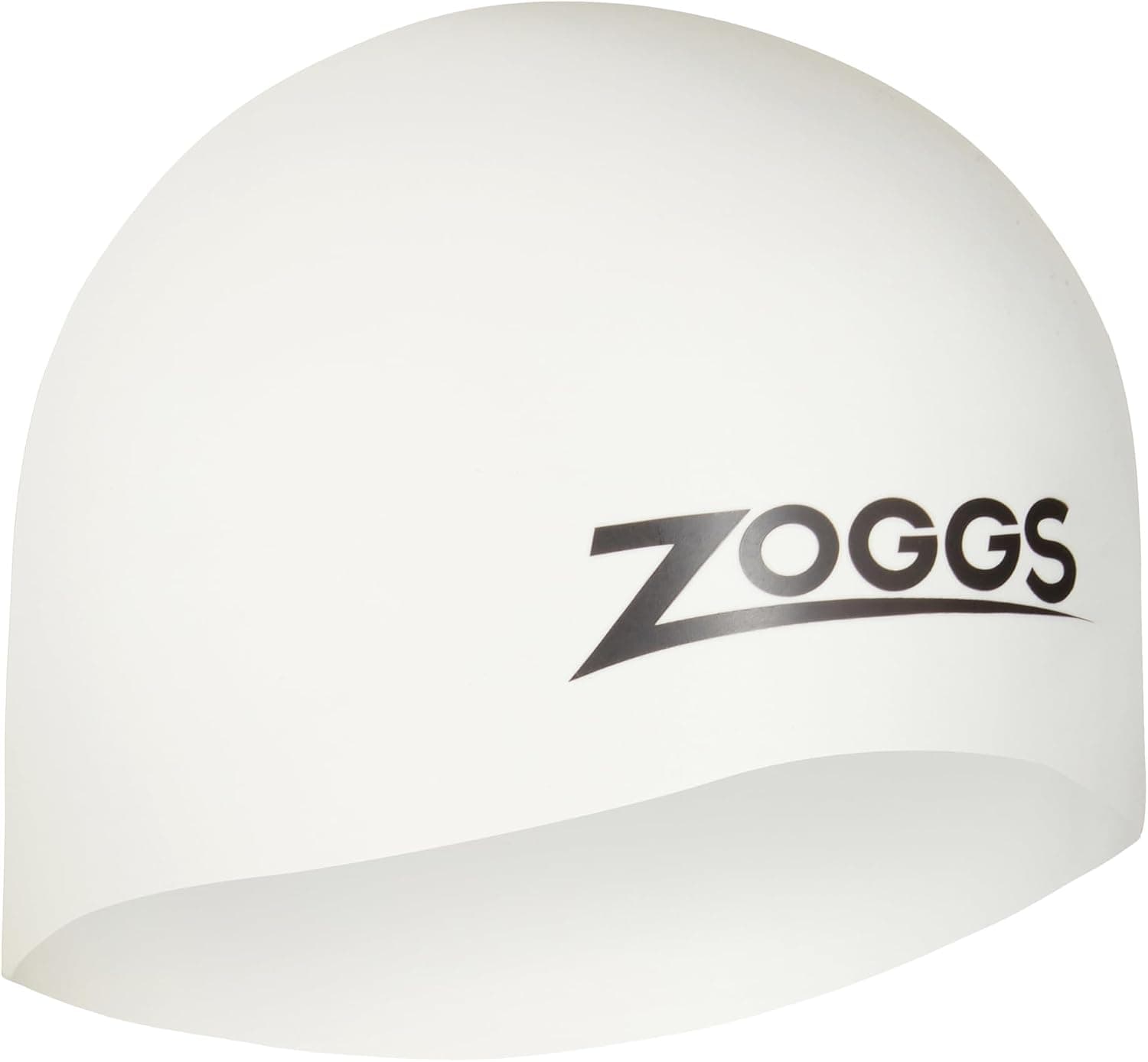 ZOGGS Gorro de natación de Silicona Unisex para Adultos de fácil Ajuste - Diseño hidrodinámico Antideslizante Gorro de natación de Ajuste ergonómico para Cabello Largo/Corto