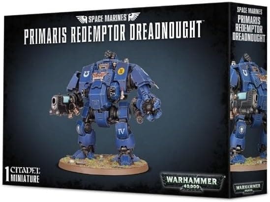 Games Workshop 99120101191" S/M Primaris Redemptor Dreadnought Plastic Kit, 2 players