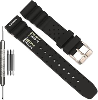 Correa de reloj de silicona suave compatible con Citizen Promaster Dive Eco-Drive Sports Diver Correa 20 mm 22 mm 24 mm Pulsera de repuesto Accesorios para relojes