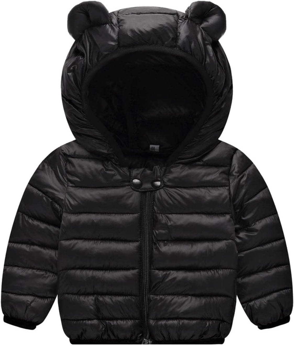 Abrigos de invierno Chaqueta acolchada acolchada para niños pequeños Niñas Ropa ligera para niños Orejas de oso lindas con capuchas Ropa
