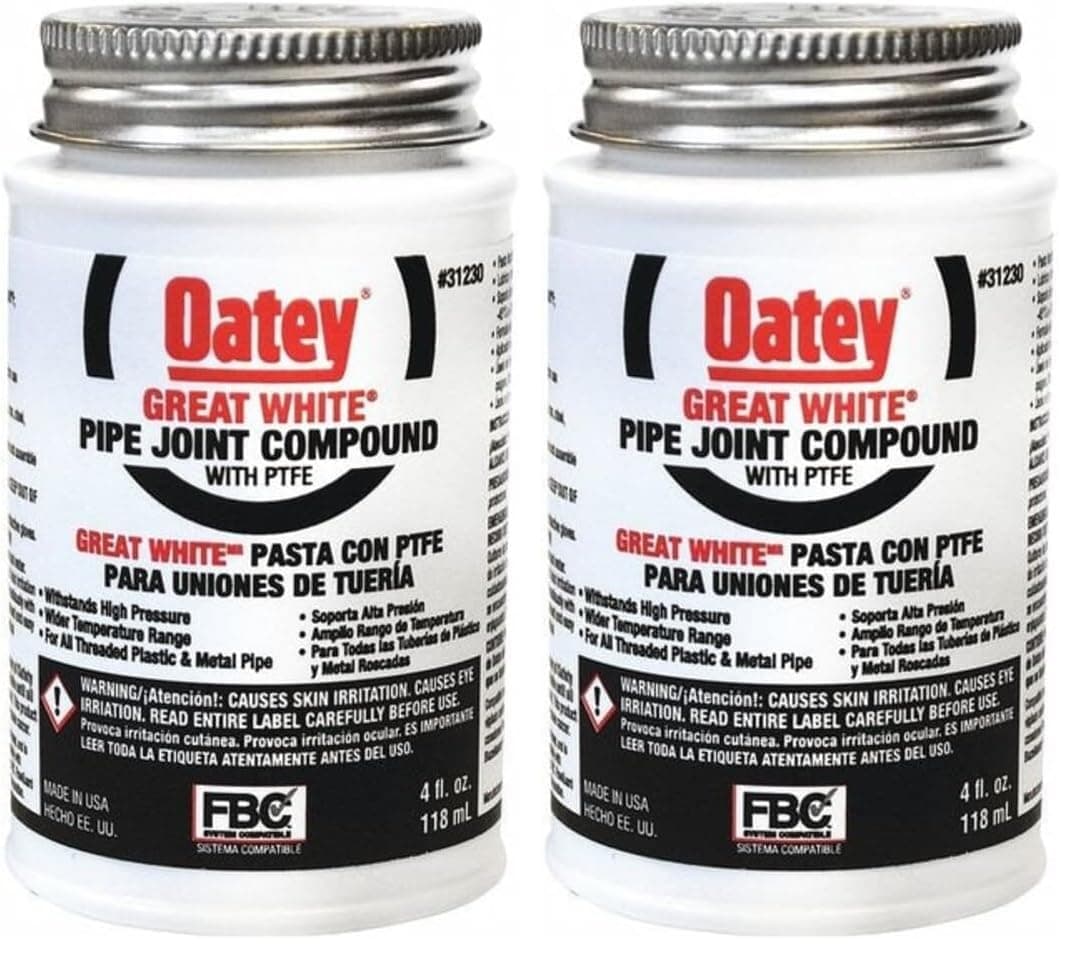 Oatey Pipe Joint Compound 4 Oz White (Pack of 2)