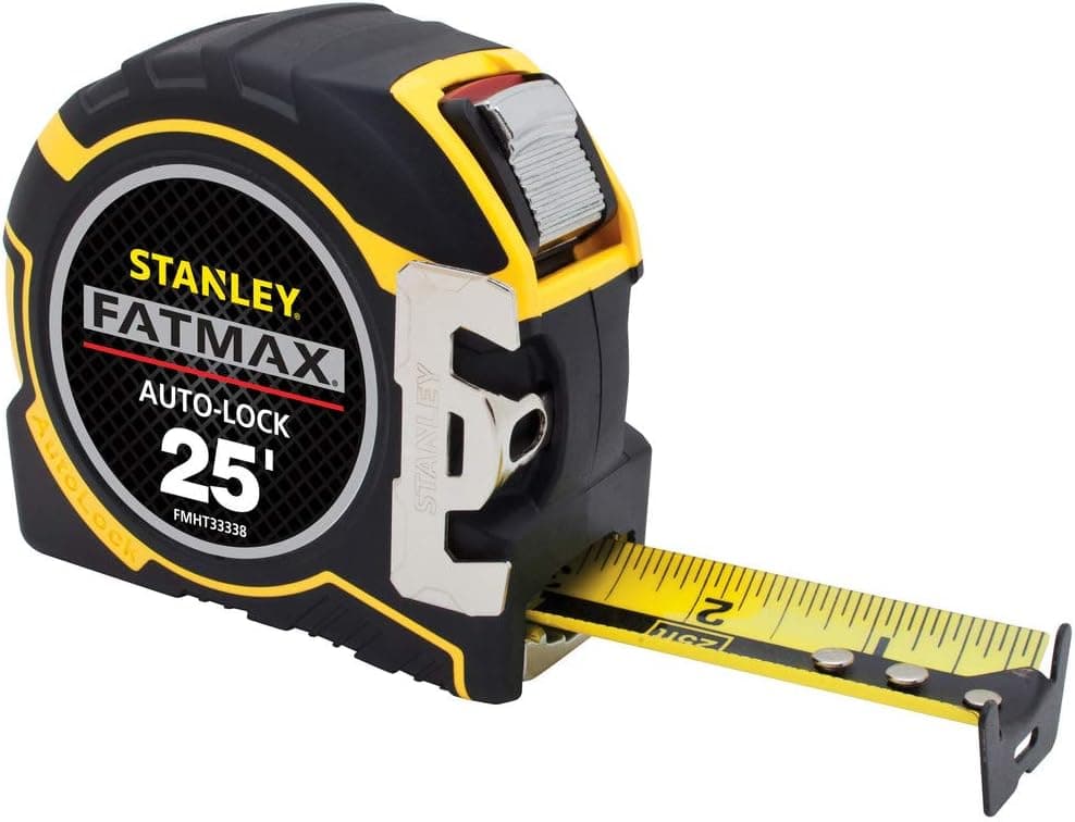 Cinta métrica STANLEY, bloqueo automático, 25 pies (FMHT33338L)
