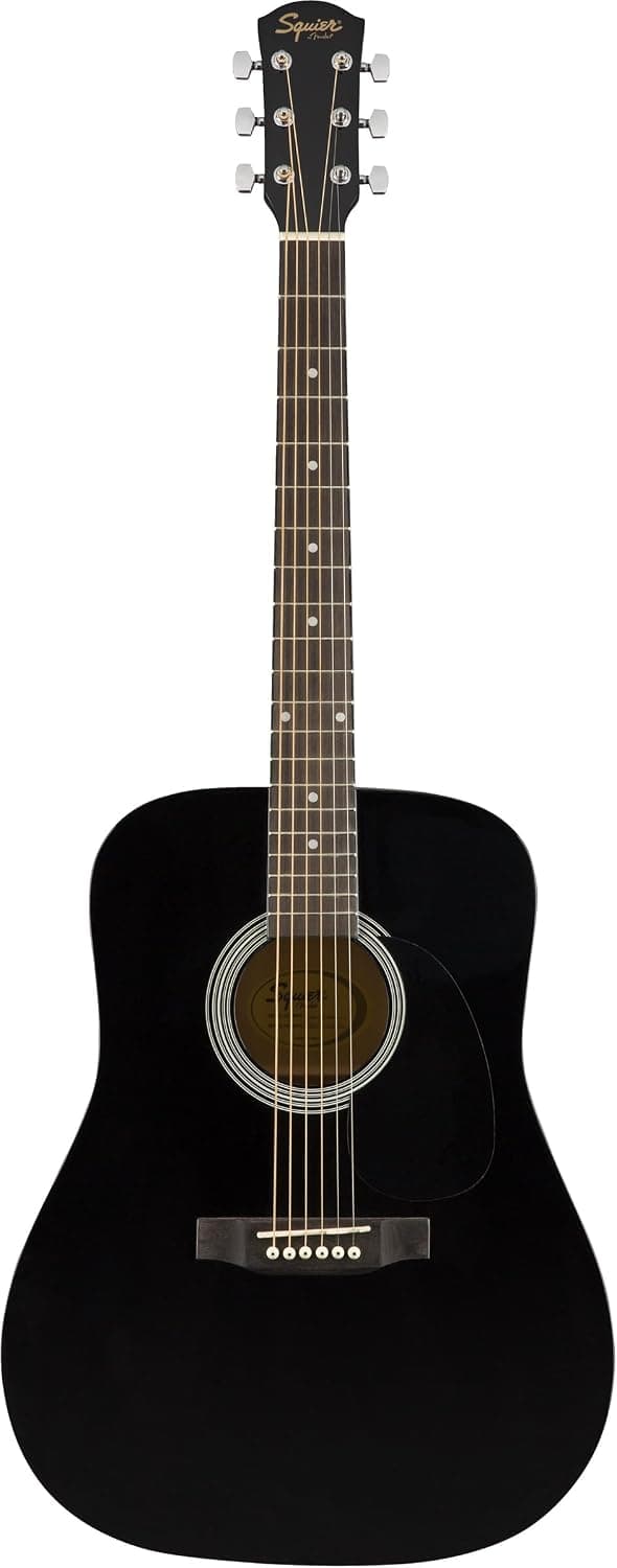 Squier SA-150 Dreadnought Guitarra Acústica, Negro