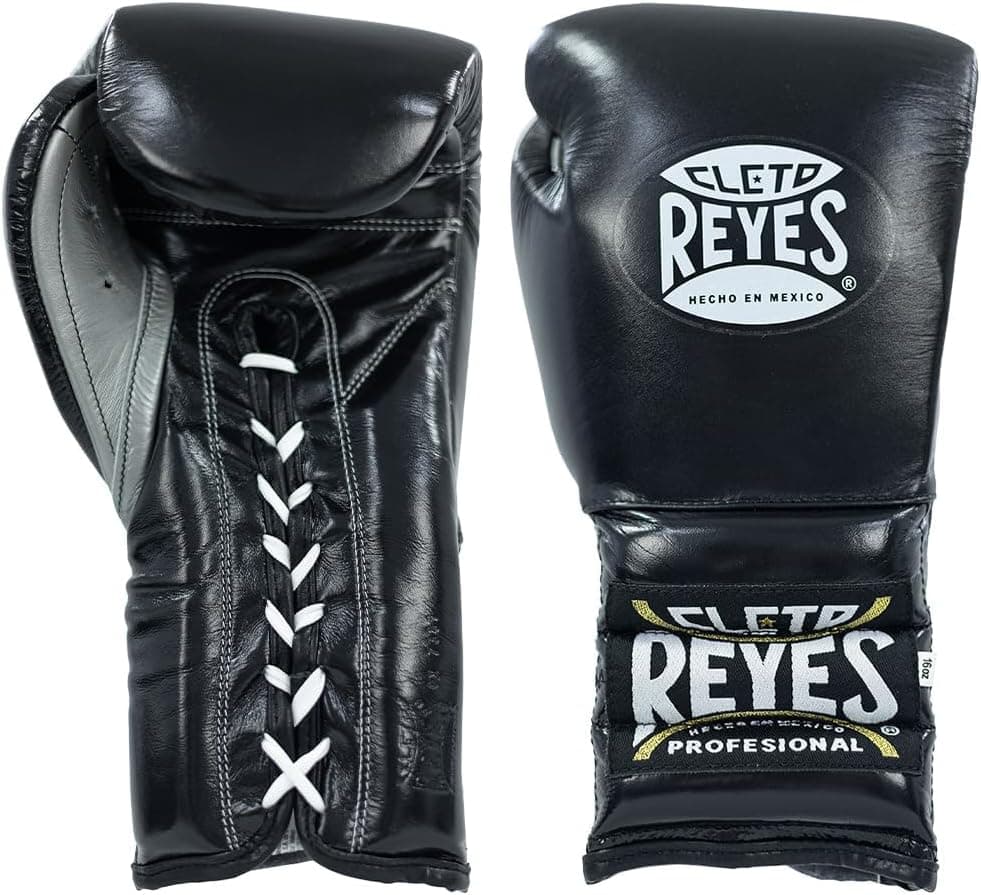CLETO REYES Guantes de Boxeo Tradicionales de Grado Profesional con Cordones para Entrenamiento, Sparring y Sacos de Boxeo Pesados ​​para Hombres y Mujeres, MMA, Kickboxing, Muay Thai