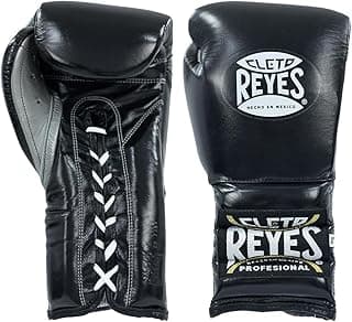 CLETO REYES Guantes de Boxeo Tradicionales de Grado Profesional con Cordones para Entrenamiento, Sparring y Sacos de Boxeo Pesados para Hombres y Mujeres, MMA, Kickboxing, Muay Thai