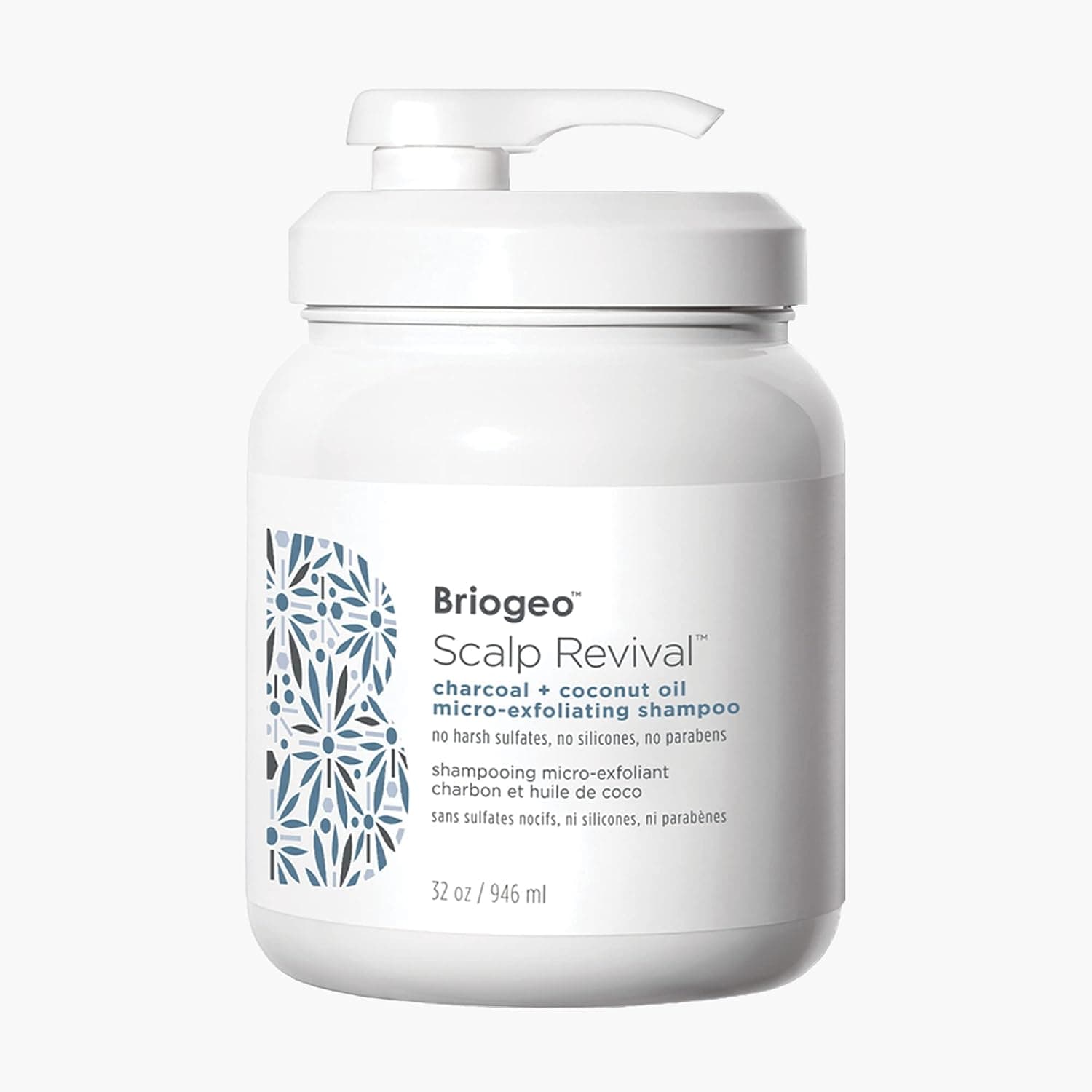 Briogeo Scalp Revival Charcoal + Coconut Oil Micro-Exfoliating Shampoo | Sulfate-Free Scalp Scrub for Dry, Itchy, or Oily Scalp | Detoxifying & Hydrating | Vegan & Cruelty Free