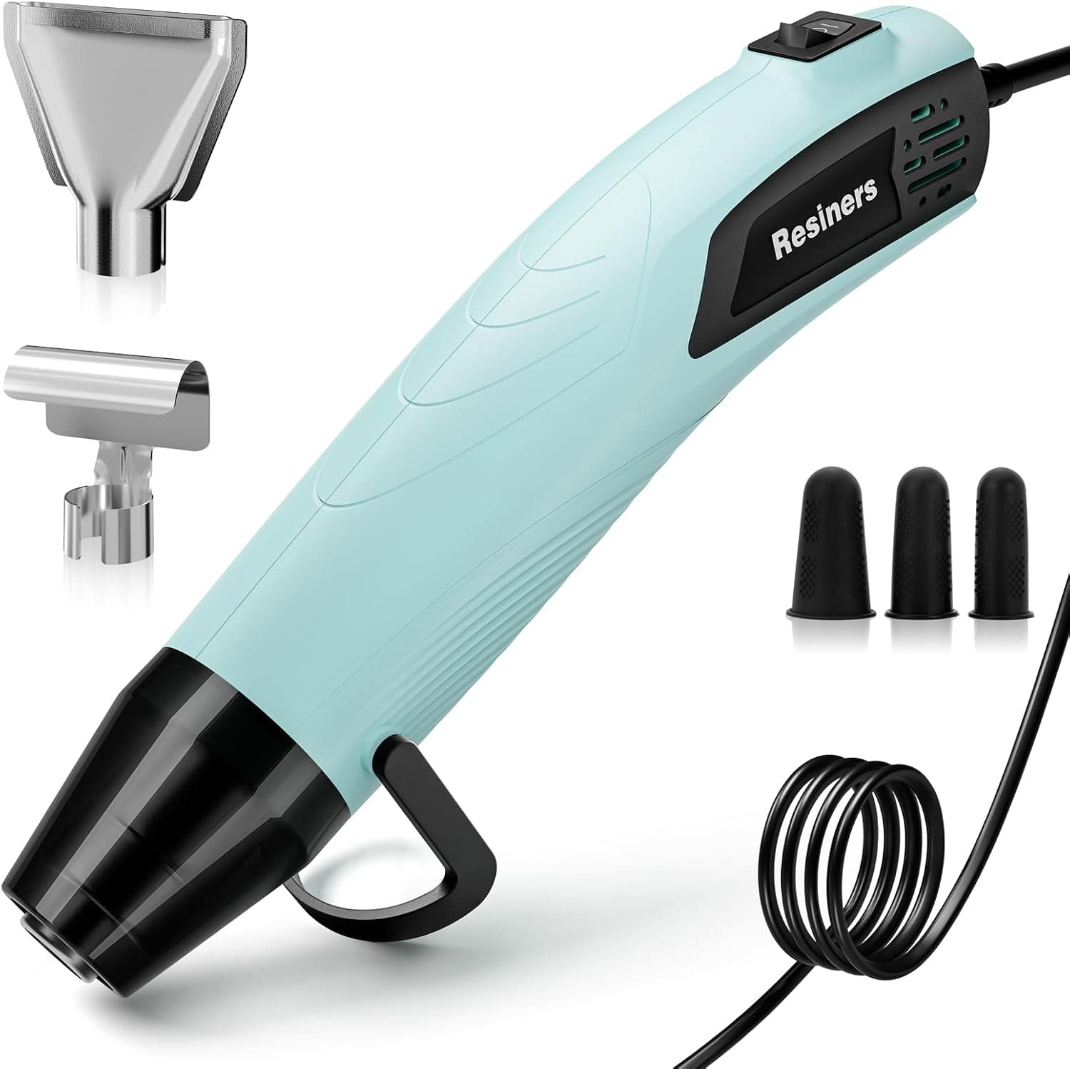Pistola de calor Resiners para manualidades, mini pistola de calor de 350 W para burbujas de resina