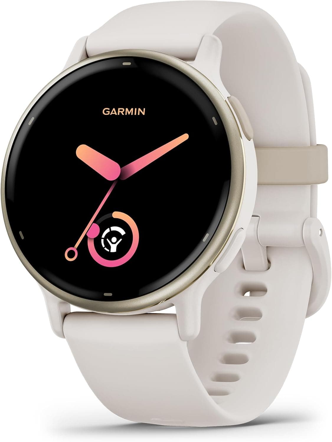 Garmin vívoactive® 5, reloj inteligente GPS de salud y fitness, 42 mm, marfil