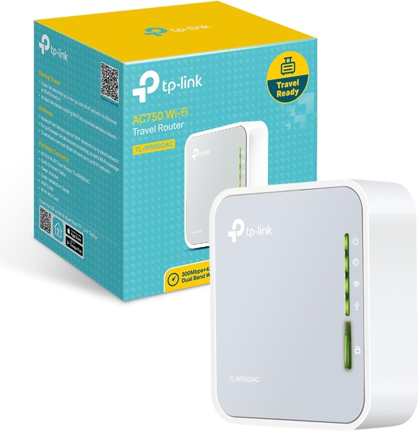 Enrutador de viaje WiFi TP-Link (WiFi 5)