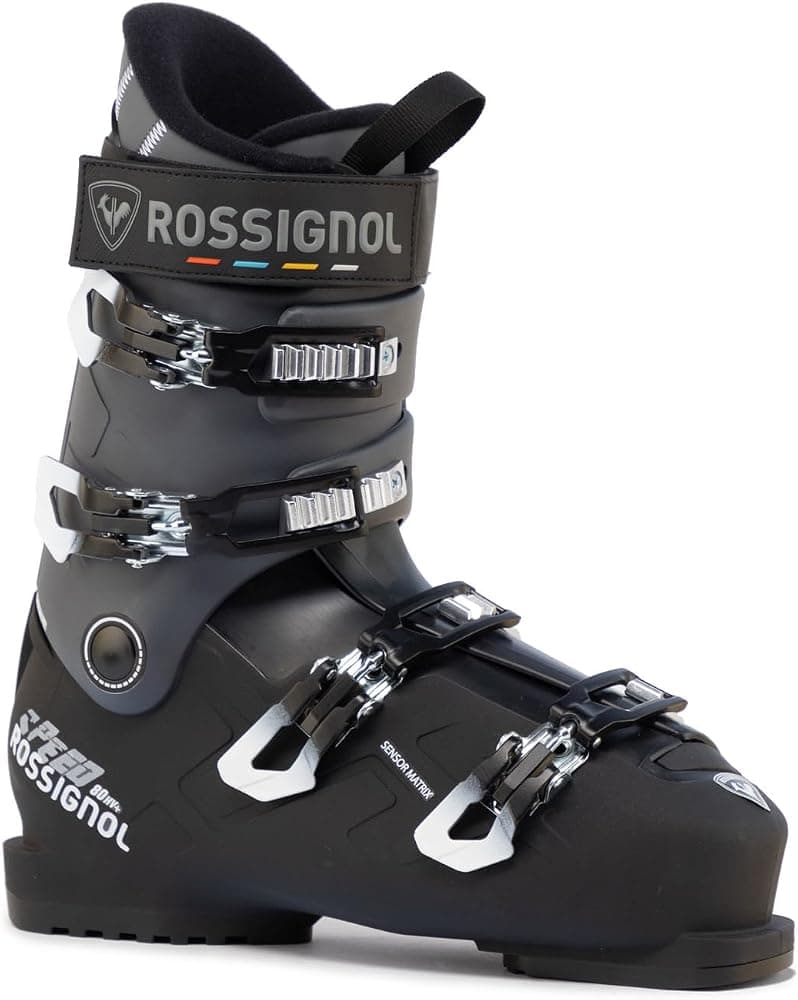 Rossignol Speed 80 HV+ - Botas de esquí alpino para mujer y hombre - Negro