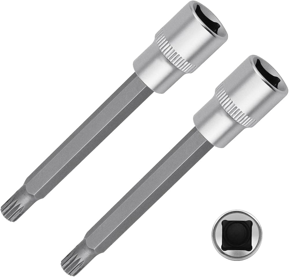 1 herramienta de desbloqueo de unidad de motor de embrague de caja de cambios DSG para Ford DPS6/6DCT250 Focus, herramienta de reinicio de transmisión de embrague dual para coche, unidad de 14 estrías de 3/8 pulgadas, herramienta de desbloqueo de motor de actuador de transmisión de embrague dual