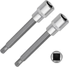 1 herramienta de desbloqueo de unidad de motor de embrague de caja de cambios DSG para Ford DPS6/6DCT250 Focus, herramienta de reinicio de transmisión de embrague dual para coche, unidad de 14 estrías de 3/8 pulgadas, herramienta de desbloqueo de motor de actuador de transmisión de embrague dual