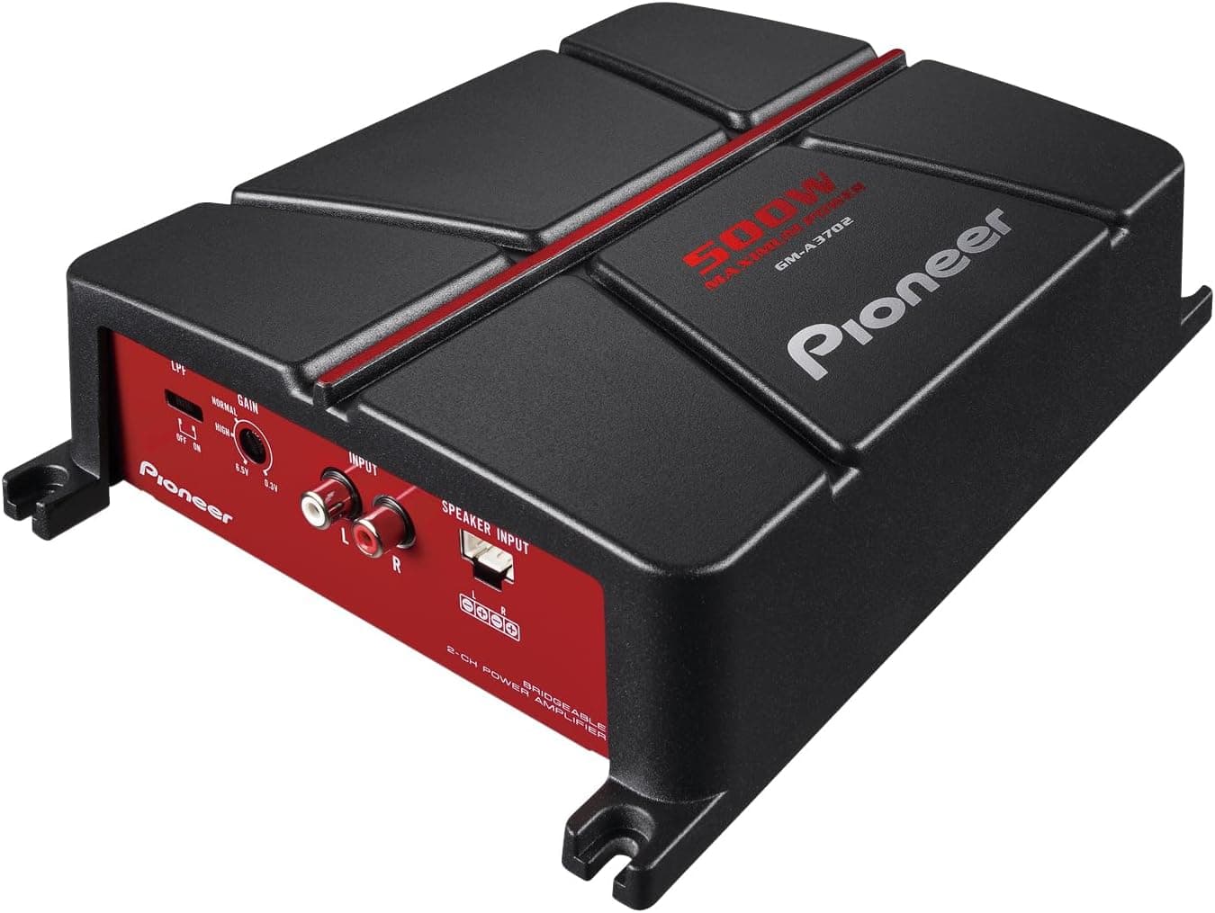 Amplificador de coche puenteable de 2 canales Pioneer GM-A3702 500W Max Class AB
