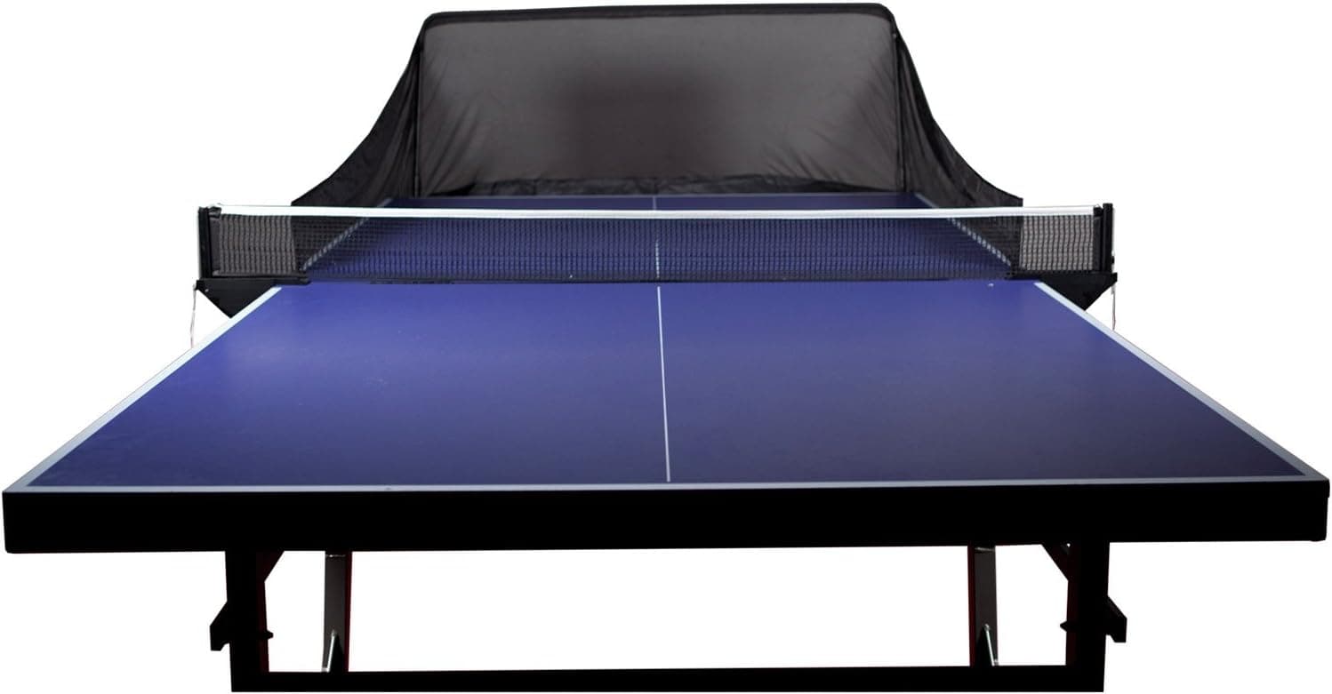 JOOLA Buddy Colección de red de captura de pelotas de tenis de mesa de fibra de carbono durante el entrenamiento de varias bolas del robot de tenis de mesa negro