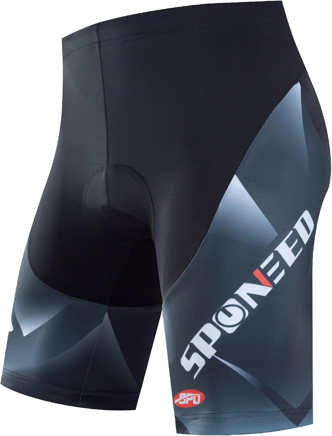 sponeed Pantalones cortos de bicicleta para hombre, ropa de ciclismo acolchada, pantalones de ciclismo de carretera