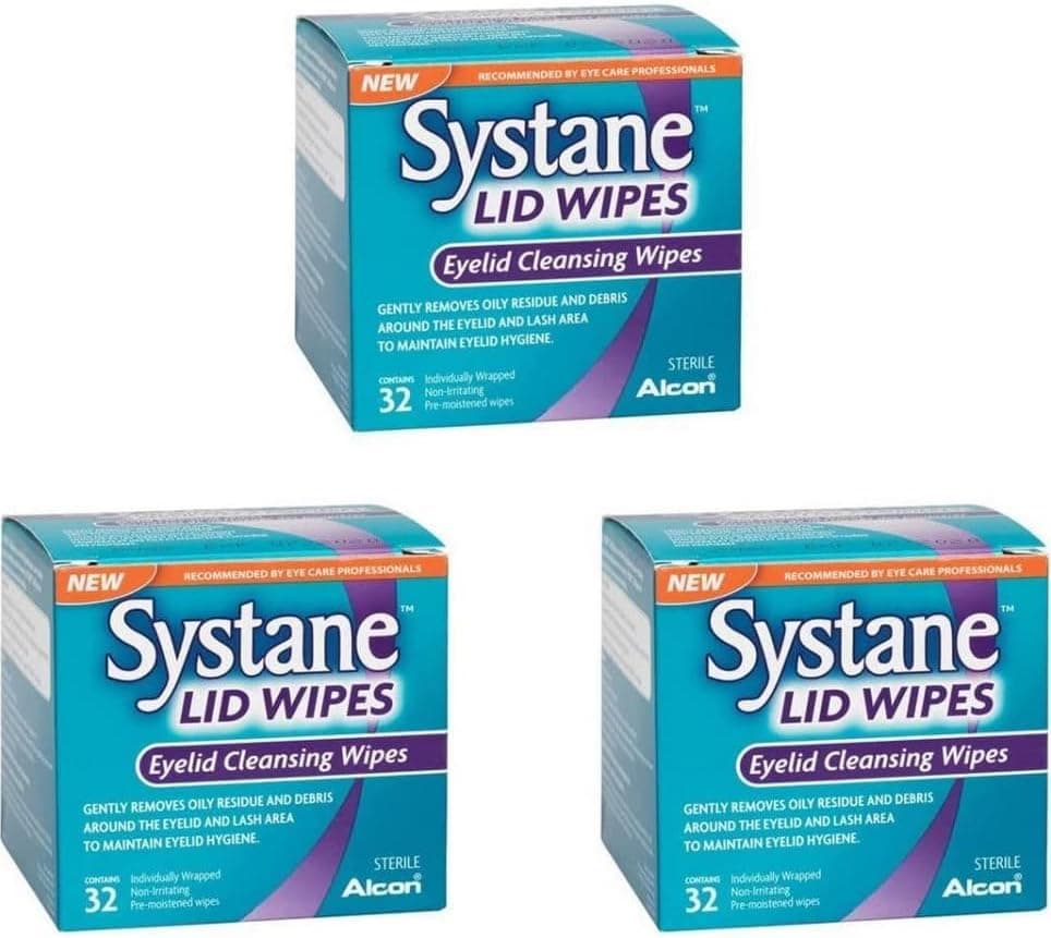 Pack of 6 - Systane Lid Wipes 32 Count