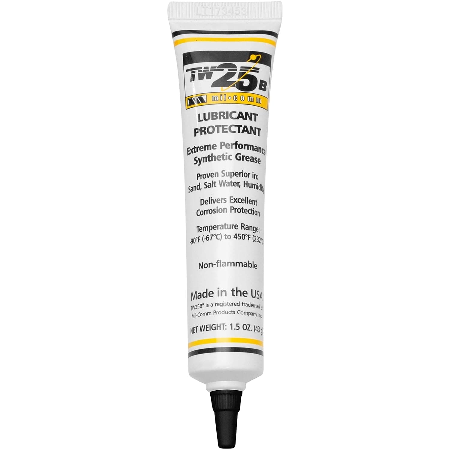 Lubricante de grasa para pistola TW25B, tubo de 1,5 onzas