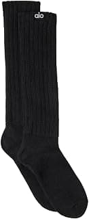 Calcetines Scrunch negros para unisex de Alo Yoga