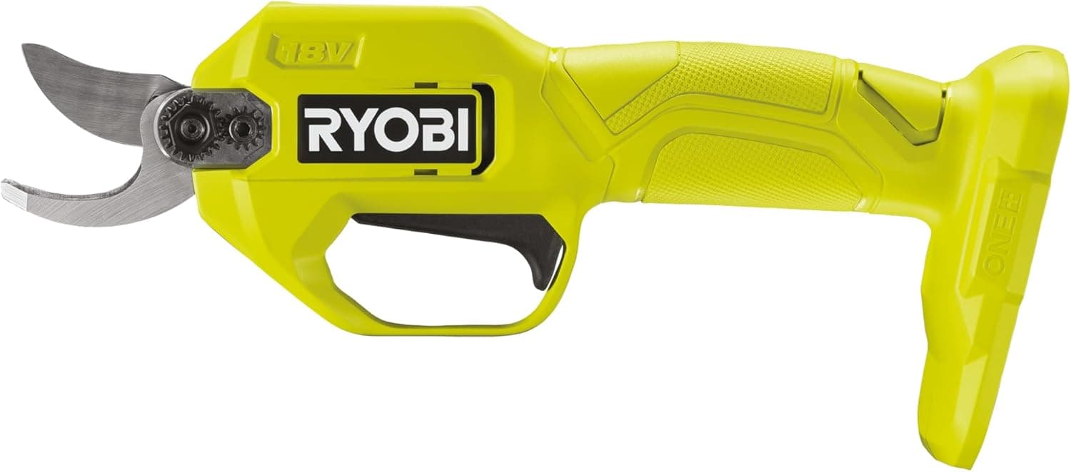 Tijeras de podar inalámbricas Ryobi RY18SCA-0 18V ONE+ (herramienta básica), color negro