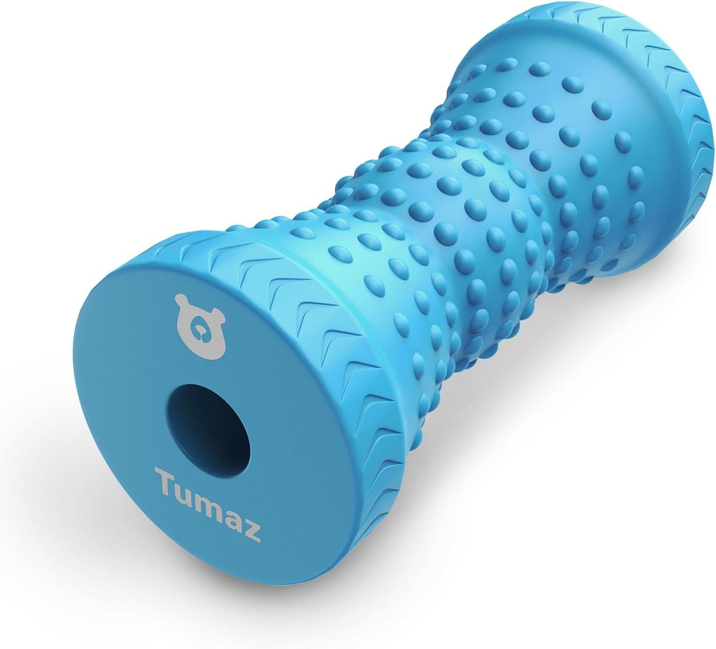 Juego de rodillo para pies y bola de masaje Tumaz 3 en 1 | Rodillo para pies, bolas puntiagudas y de lacrosse | Diseño ergonómico | Masaje de tejido profundo | Relajación y recuperación de los pies