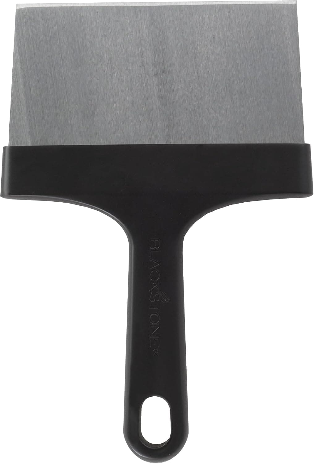 Blackstone® Heavy-Duty Griddle Scraper 6 inch - Stainless Steel | Blackstone® 5061 Heat-resistant Handle, Flat Top, Long Plastic Handle, Multipurpose Kitchen Food Scraper & Chopper