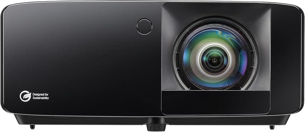 Optoma GT2400HDR - Full HD 1080p, 4200 lúmenes, alcance corto, láser, juegos con retardo de entrada bajo, proyector listo para simulación de golf